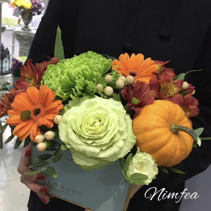 Авторский букет с овощами Nimfea Flowers Boutique