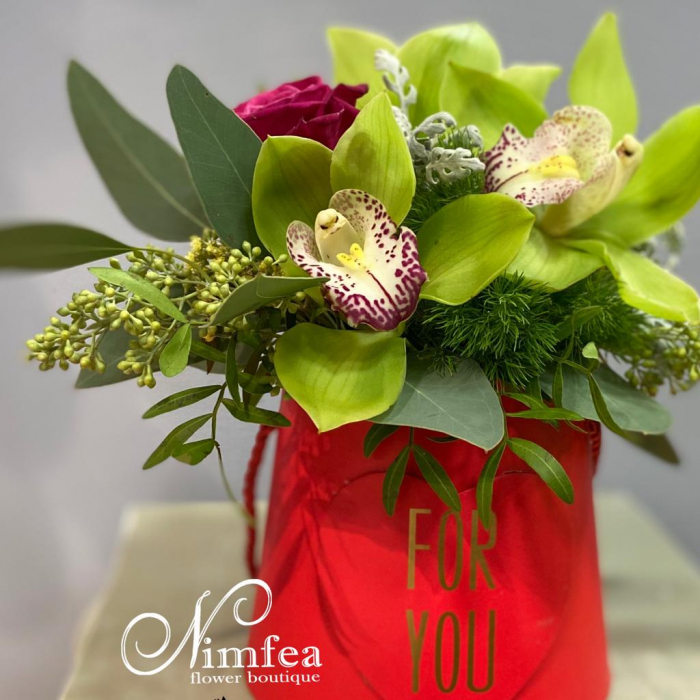 Цветочная композиция № 20 Nimfea Flowers Boutique